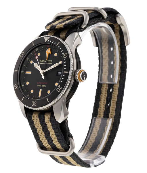 Bremont Supermarine S302-BK-NATO-R-S